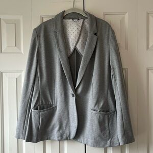 Old Navy Women’s Gray Ponte Knit Blazer